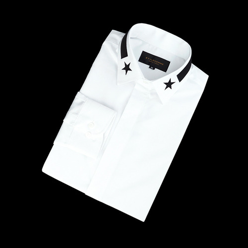 87703 GI 스타 카라 셔츠 (White)     