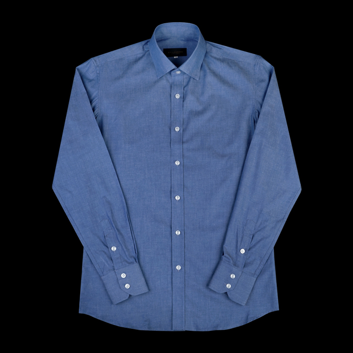 96660 프리미엄 베이직 셔츠 (Blue)