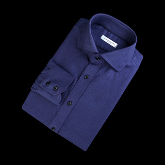 86391 No.43-a 프리미엄 솔리드 기모 셔츠 (Purple)