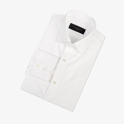 97693 프리미엄 일 트리콜로레 자수 셔츠 (White)